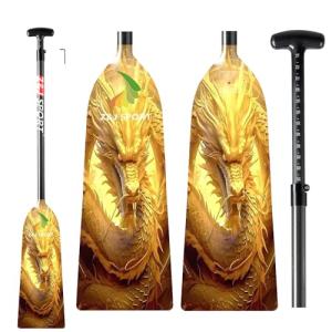 Z&J SPORT Adjustable Carbon Fiber Dragon Boat Paddle