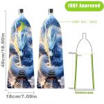 Z&J SPORT Adjustable Carbon Fiber Dragon Boat Paddle