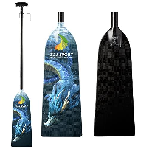 Z&J SPORT Adjustable Carbon Fiber Dragon Boat Paddle