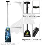 Z&J SPORT Adjustable Carbon Fiber Dragon Boat Paddle