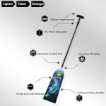 Z&J SPORT Adjustable Carbon Fiber Dragon Boat Paddle