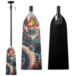 Z&J SPORT Adjustable Carbon Fiber Dragon Boat Paddle