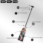 Z&J SPORT Adjustable Carbon Fiber Dragon Boat Paddle