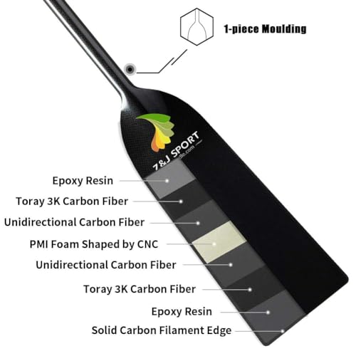 Adjustable Carbon Dragonboat Paddle, IDBF Approved - 43”-52”