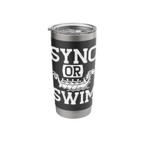 Funny Dragon Boat Racing Paddle Insulated Tumbler