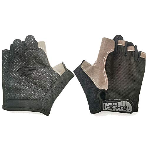Dragon Boat Paddling Glove - Anti-Slip, Quick-Drying (Black, M)