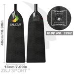 Z&J Sport Adjustable Carbon Fiber Dragon Boat Paddle