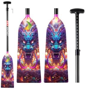 Z&J Carbon Dragonboat Paddle with Adjustable Handle