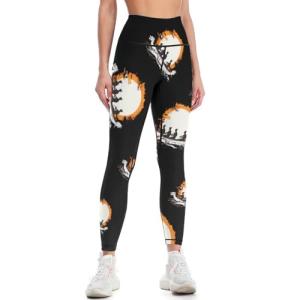 High Waisted Dragonboat Workout Leggings for Women
