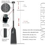 Lightweight Adjustable Carbon Fiber Dragon Boat Paddle