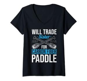 Women’s Carbon Fiber Paddle V-Neck T-Shirt