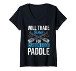 Women’s Carbon Fiber Paddle V-Neck T-Shirt