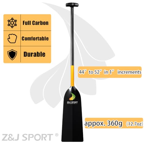 IDBF Approved Carbon Fiber Dragon Boat Paddle (52")