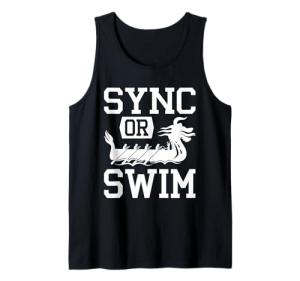 Sync or Swim Dragon Boat Racing Tank Top