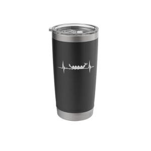 Dragon Boat Racing Heartbeat Paddle Stainless Steel Insulated Tumbler