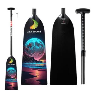 Z&J SPORT Dragon Boat Paddle - Adjustable & IDBF Approved