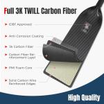 Lightweight Carbon Fiber Dragon Boat Paddle with Bag
