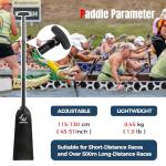 Lightweight Carbon Fiber Dragon Boat Paddle with Bag