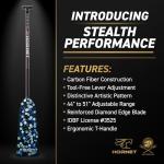 Hornet Watersports Adjustable Carbon Fiber Dragon Boat Paddle