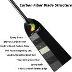 Z&J Sport Carbon Fiber Dragon Boat Paddle