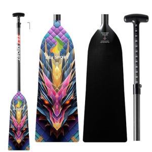 Z&J SPORT Adjustable Carbon Fiber Dragon Boat Paddle