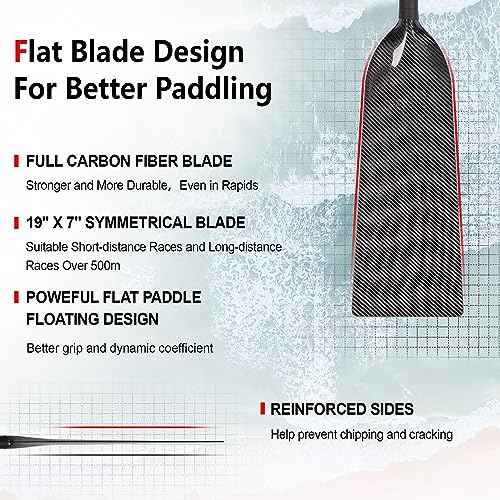 Lightweight Carbon Fiber Dragon Boat Paddle, IDBF Approved