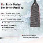 JustOOP Lightweight Full Carbon Fiber Dragon Boat Paddle