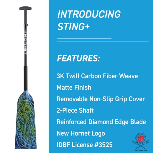 Hornet Watersports Adjustable Carbon Fiber Dragon Boat Paddle