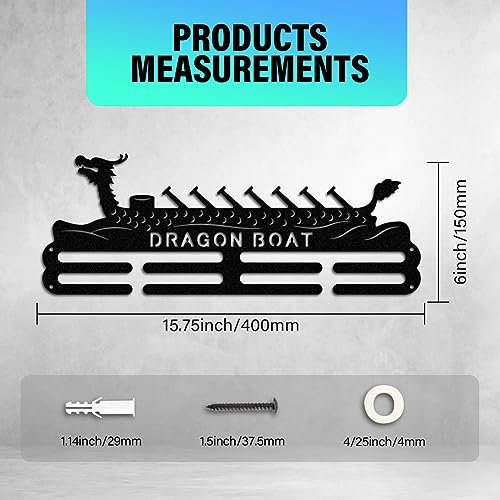 Dragonboat Paddles Medal Hanger Display: Sport Awards