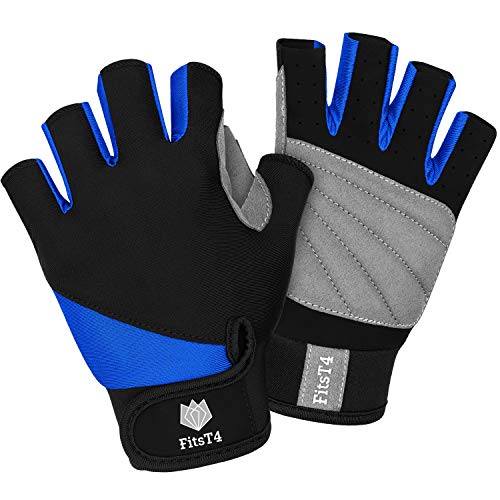 FitsT4 Dragonboat Paddle Gloves - Half Finger, Padded