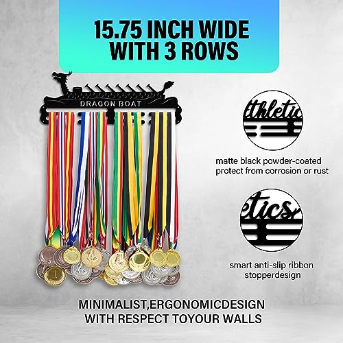 Dragonboat Paddles Medal Hanger Display: Sport Awards