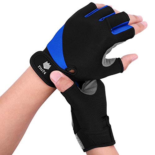 FitsT4 Dragonboat Paddle Gloves - Half Finger, Padded