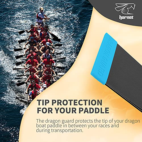 Ice Blue Dragon Guard Tip Protector for Dragon Boat Paddles