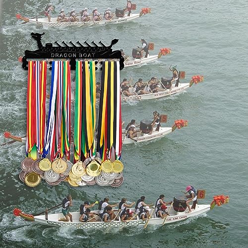 Dragonboat Paddles Medal Hanger Display: Sport Awards