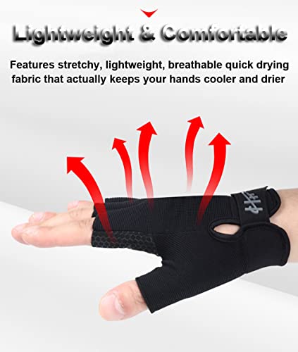 SUJAYU Dragonboat Paddling Gloves - Black (S)