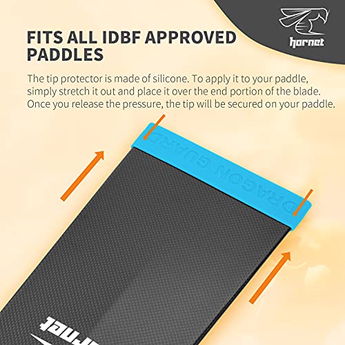 Ice Blue Dragon Guard Tip Protector for Dragon Boat Paddles