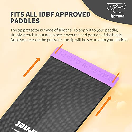 Purple Dragonboat Paddle Tip Protector by Dragon Guard