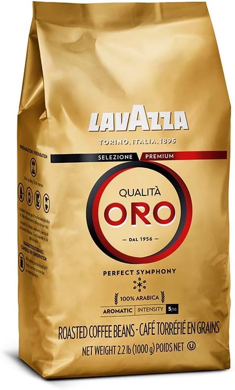 Lavazza QualitÃ Oro 2.2lb, Medium Roast, 100% Arabica