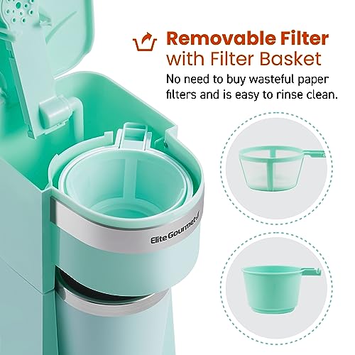 Compact Coffee Maker with Thermal Travel Mug