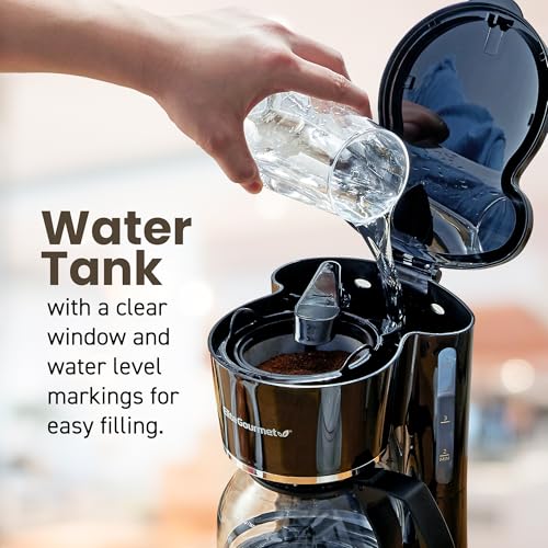 Elite Gourmet EHC-5055# Black Drip Coffee Maker