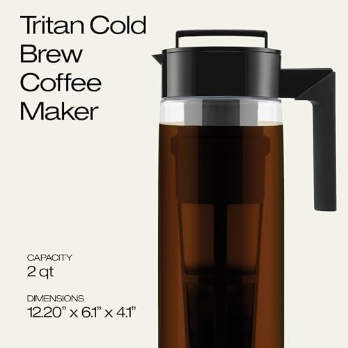 Takeya Deluxe Cold Brew Coffee Maker, Black