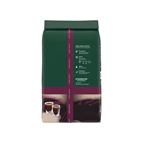 Starbucks Espresso Dark Roast Whole Bean Coffee - 18oz