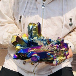 Rare Quartz Crystal Cluster Electroplating Kit