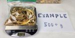 Gold Plated Jewelry Scrap for Electroplating Recovery