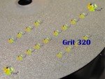 12 pcs Diamond Coated 6" Flat Lap Wheels