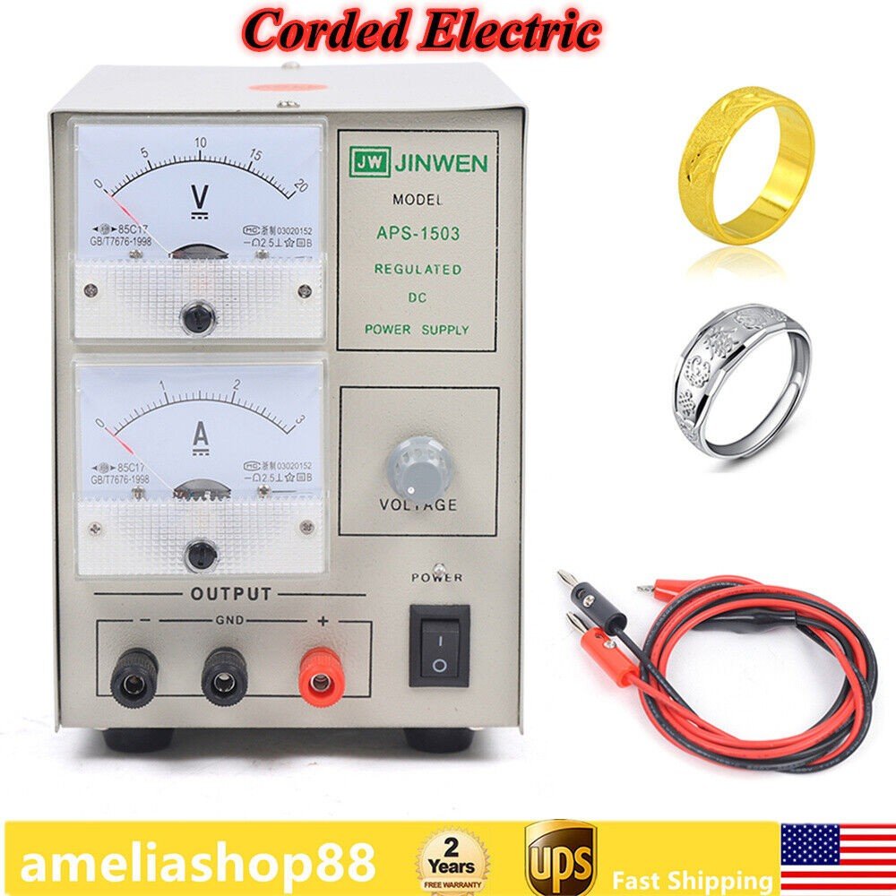 Jewelry Electroplating Kit for Gold & Silver