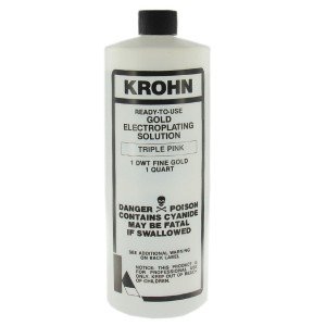 Rose Gold Electroplating Kit - 14 Karat, 1 Quart