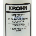 Rose Gold Electroplating Kit - 14 Karat, 1 Quart