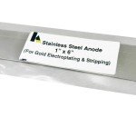6"x1" Stainless Steel Anode for Electroplating