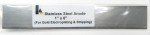 6"x1" Stainless Steel Anode for Electroplating